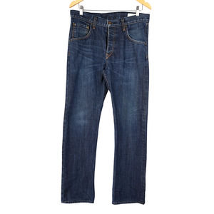 Rag & Bone RB11X Classic Straight Leg Jeans Mens Size 34x31 Button Fly Denim